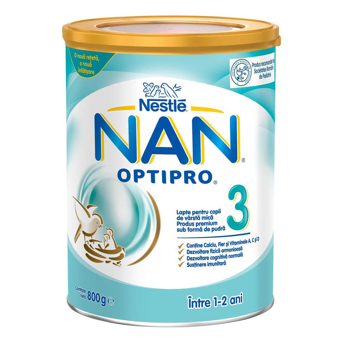 Nestle Nan Optipro 3 | Formula Speciala Lapte Praf de Continuare de la 1 An